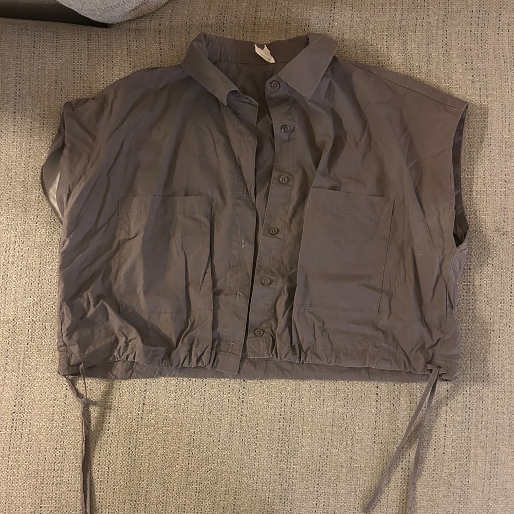 Garage Charcoal Button-Up Shirt